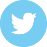 twitter bird blue